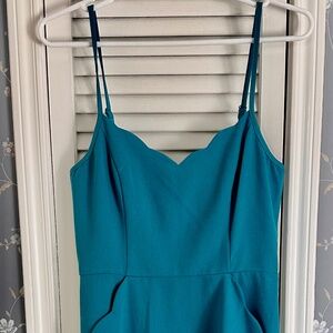 Stitch Fix Pixley Market & Spruce Crissie Dress Blue Pockets Cutouts, size Small
